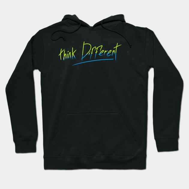 Think different Hoodie by stephenignacio